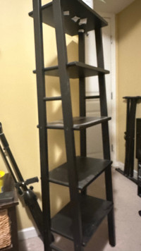 Shelf Ladder Blk. 5 shelves