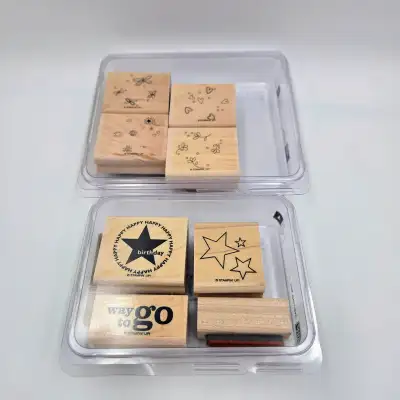 Wood Stamp Set Lot Sprinkles Starring You Backgrounds Crafts Scr, View more