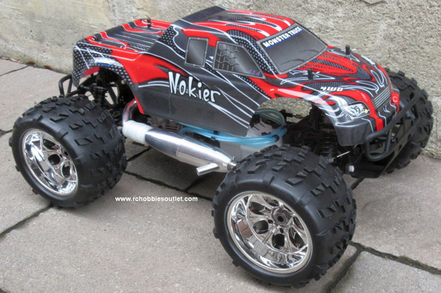 New RC Truck Nitro Gas  4.57cc Engine 2 Speed 1/8 Scale 4WD in Hobbies & Crafts in City of Halifax - Image 4