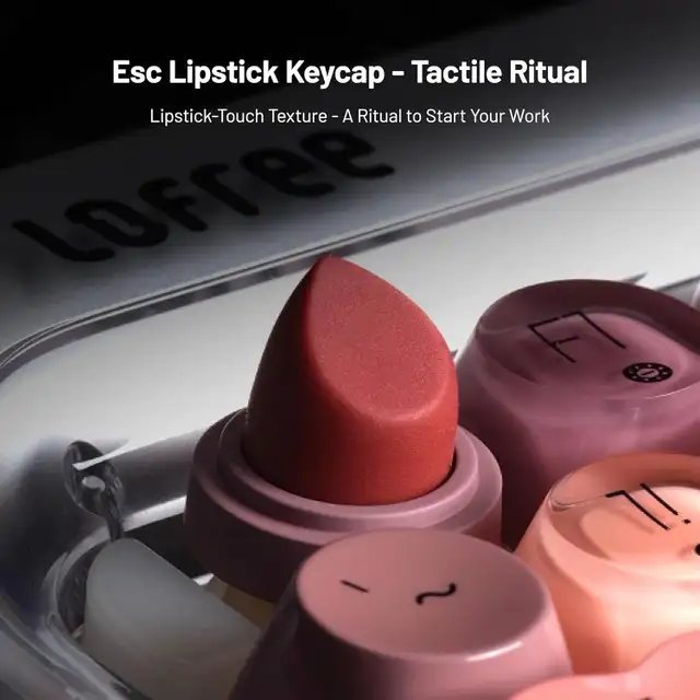 LOFREE DOT Lipstick Elegant 84 Keys Mechanical Keyboard in Mice, Keyboards & Webcams in City of Toronto - Image 8
