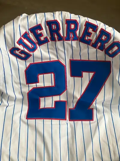 Guerrero Jr. Montreal Expos Jersey – Size M – #27 Replica – $50, View more