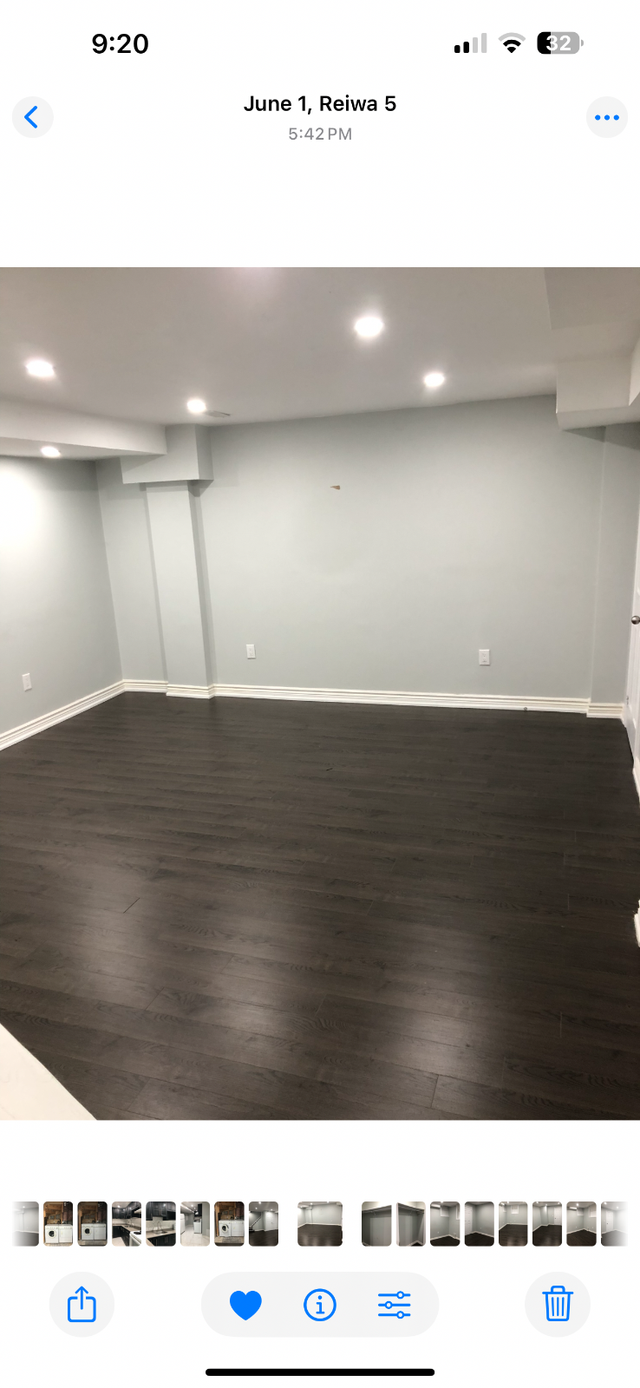 Bright & Spacious Basement Apartment for Rent in Pickering