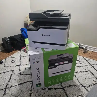 Lexmark MC3326adwe Colour Laser All-in-One Printer – Needs Toner, View more