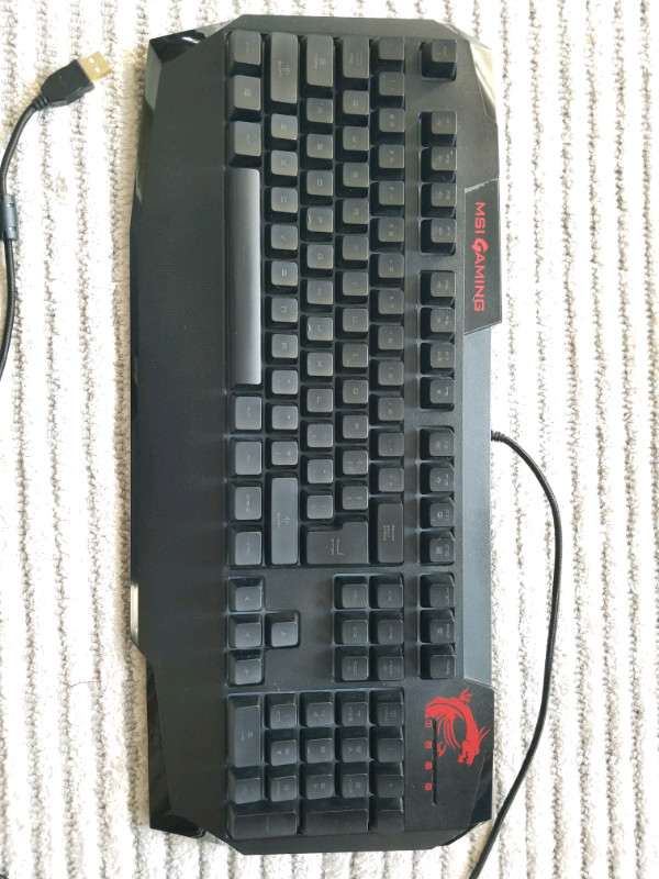 MSI Gaming Keyboard with LED Lights USB in Desktop Computers in City of Toronto