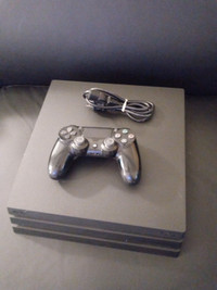 PS4 Pro and controller 