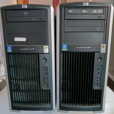 Selling 2x HP XW8200 Workstations ($100 each): #1: XW8200 Intel Dual Xeon 3.40 GHz 4096 MB DDR2/400...