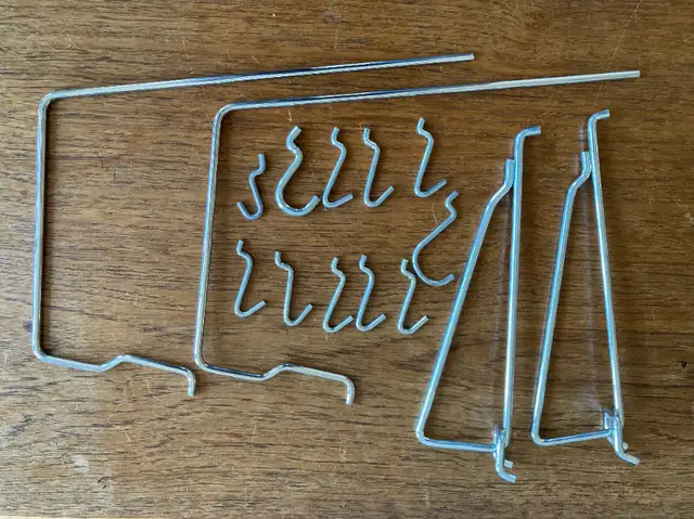 Variety of pegboard hooks and rods in Hardware, Nails & Screws in Edmonton - Image 3