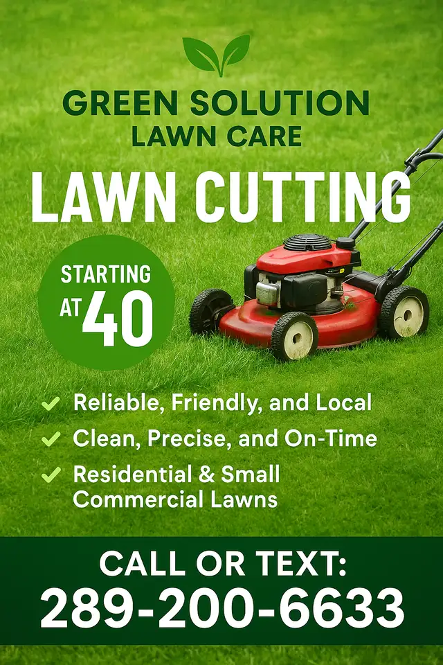 Green Solution grass cutting CALL 289200663363235243250051129