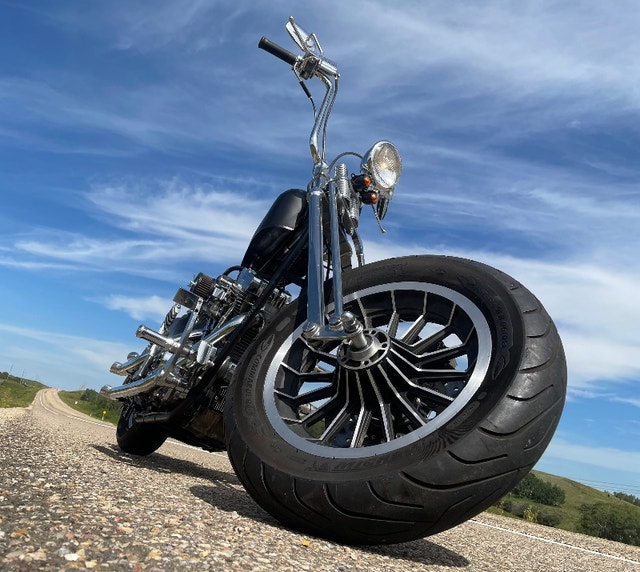 Harley Davidson Hardtail Chopper Street, Cruisers & Choppers Red