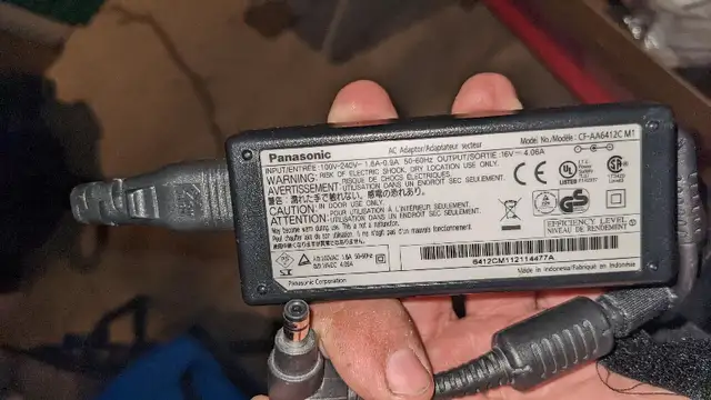 Genuine 65W AC Adapter Charger For PANASONIC TOUGHBOOK in Laptop Accessories in Mississauga / Peel Region - Image 2