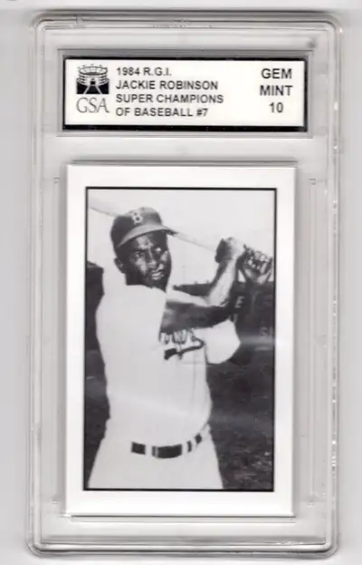 1984 R.G.I. JACKIE ROBINSON SUPER CHAMPIONS OF BASEBALL #7, View more
