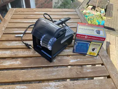 I have a Marineland filter system for a fish tank for sale. Comes with some spare filters.