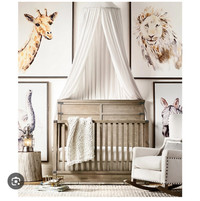 RESTORATION HARDWARE WILKES TRUNK CONVERSION CRIB