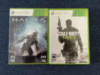 Xbox 360 Games - Halo 4 and Call of Duty: MW3