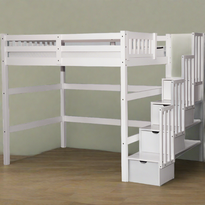 Vaughan Solid Wood Stairway Bunk Beds & Loft Beds – Twin & Full, View more