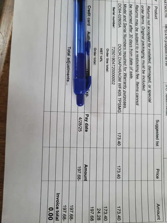 Samsung washer door diaphragm in Washers & Dryers in Bedford - Image 5