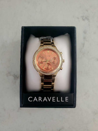Caravelle New York Women's Watch - Quartz Gold