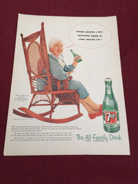 1956 Seven-Up Original Ad