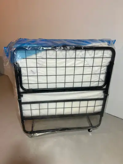 Lit simple pliable  avec matelas +couvre matelas en foam, View more