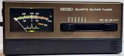 Seiko Quartz Guitar Tuner + Pouch, View more