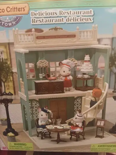 Calico Critters Delicious Restaurant - New, Unopened, View more