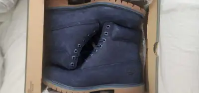 Timberland Navy Blue Suede Boots, View more
