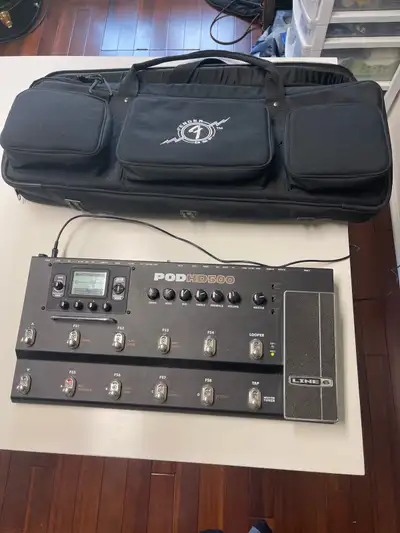 Line 6 POD HD500 & Fender Travel Bag, View more