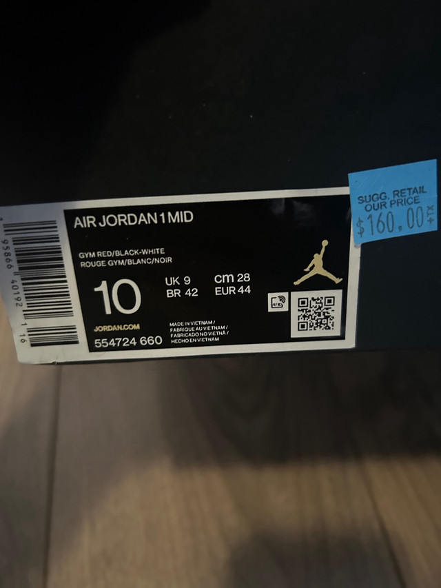 Air Jordan mid (10us) dans Chaussures pour hommes  à Laval/Rive Nord - Image 4