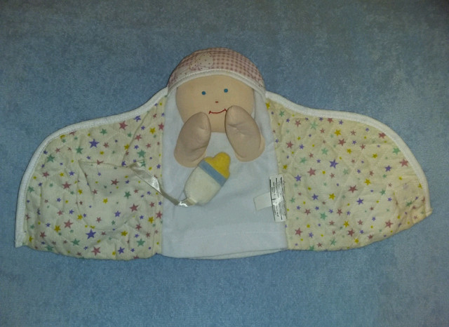 Baby Hand Puppet Rattle Doll with Bottle in Toys & Games in Truro - Image 3