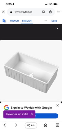 Nuie Butler EF10533 Kitchen Sink Mississauga / Peel Region Toronto (GTA) Preview