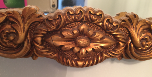 Large Gilded scroll work beveled mirror in Home Décor & Accents in Edmonton - Image 2