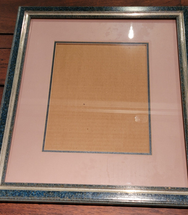 Real wood frame with matting, hardware. glass 15" x 17" in Other in City of Halifax - Image 2