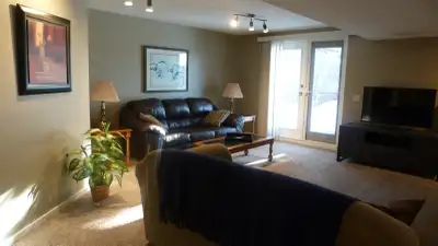 This bright and spacious 2-bedroom fully furnished suite offers a comfortable and inviting living sp...