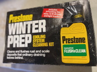 BRAND NEW PRESTONE WINTER PREP COOLING SYSTEM CLEANING KIT #V058