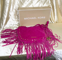 Michael Kors suede bag 