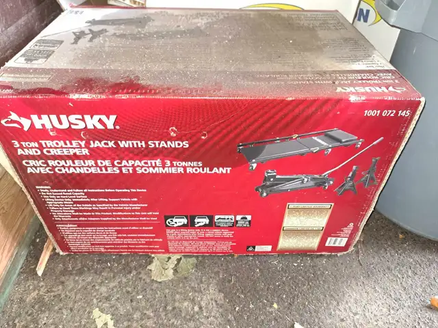 Husky 3 TON Jack With Stands Creeper63826838718211121