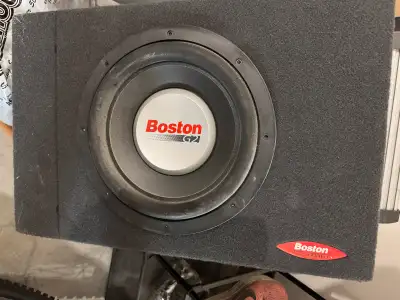 10” Boston Acoustic Sub & Amp, View more