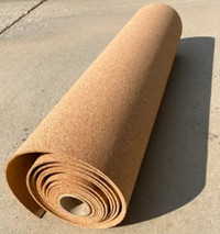 Cork roll - 1/4 inch thick x  4' x 20'