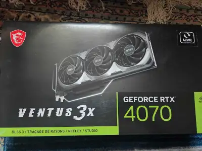 MSI Ventus RTX4070 with Box, View more
