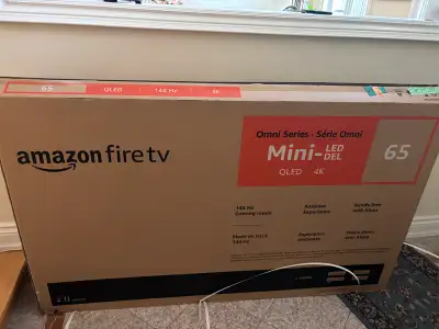 New Amazon Fire TV Omni Series 65" Mini-LED 4K QLED, View more