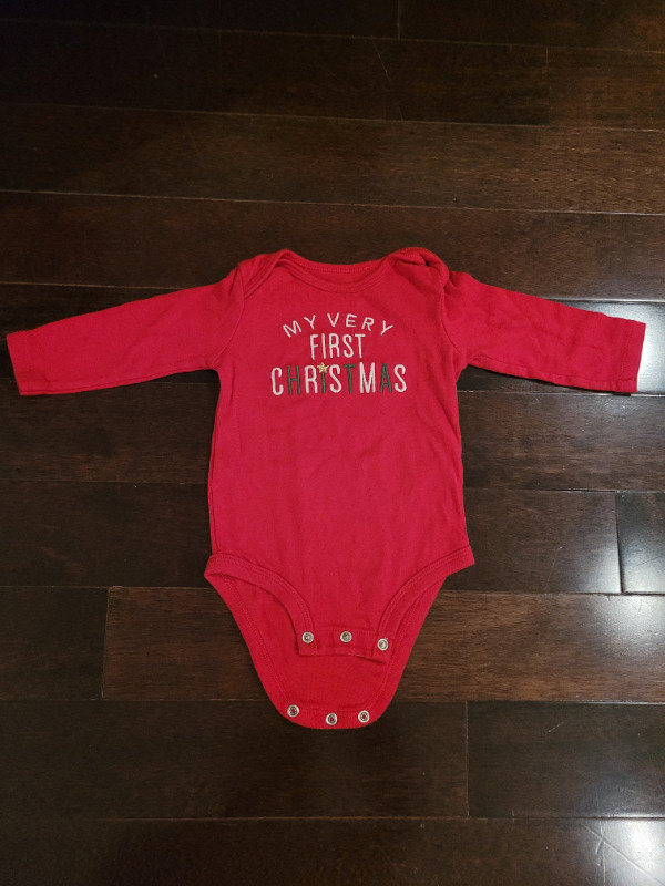 Cute "Baby's First Christmas" Outfit for 9 months in Clothing - 6-9 Months in Mississauga / Peel Region - Image 2
