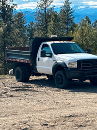 2005 F550 4x4 dump truck