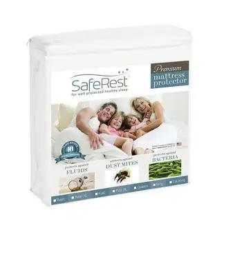 SafeRest Waterproof Queen Size Mattress Protector, View more
