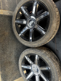 22” Cadillac Escalade rims tires