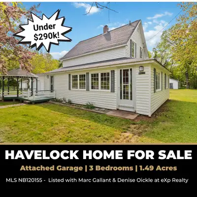 COUNTRY LIVING MINUTES FROM THE CITY - 1608 Route 885, Havelock $287,500 | 3 Bed, 2 Bath | 1,440 sq...