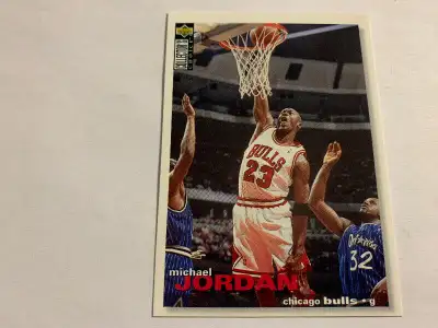 1995-96 Collector's Choice European Stickers MICHEAL JORDAN #120, View more