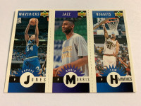 POPEYE JONES/CHRIS MORRIS/TOM HAMMONDS UD 1996 NBA CC MINI NM/MT