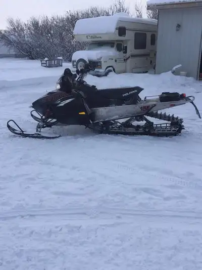 2009, 700 RMK 154” Track. Stored inside. Low km. For more info call Bruce (306)213-7190