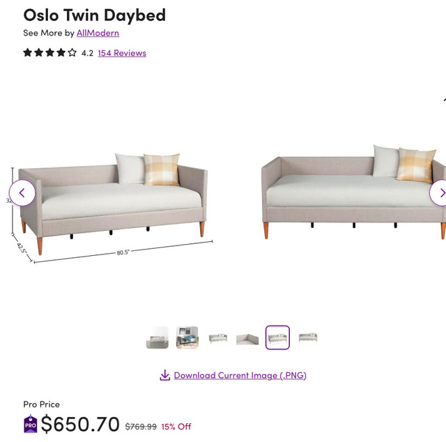Modern twin daybed in Beds & Mattresses in City of Toronto - Image 3