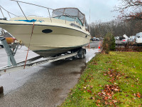 Cabin cruiser boat